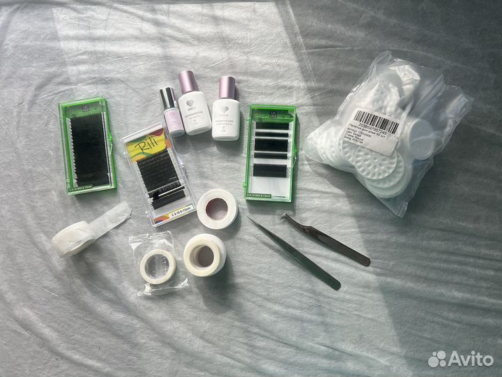 Набор для наращивания ресниц. Почти новое