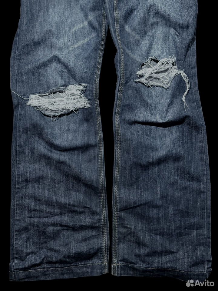 Archive distressed faded bootcut jeans, Коммунарка