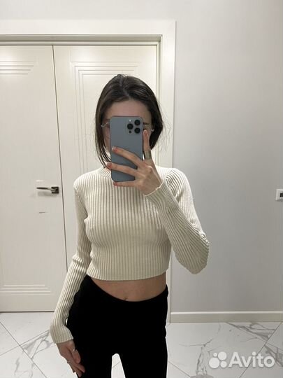 Свитер женский zara короткий