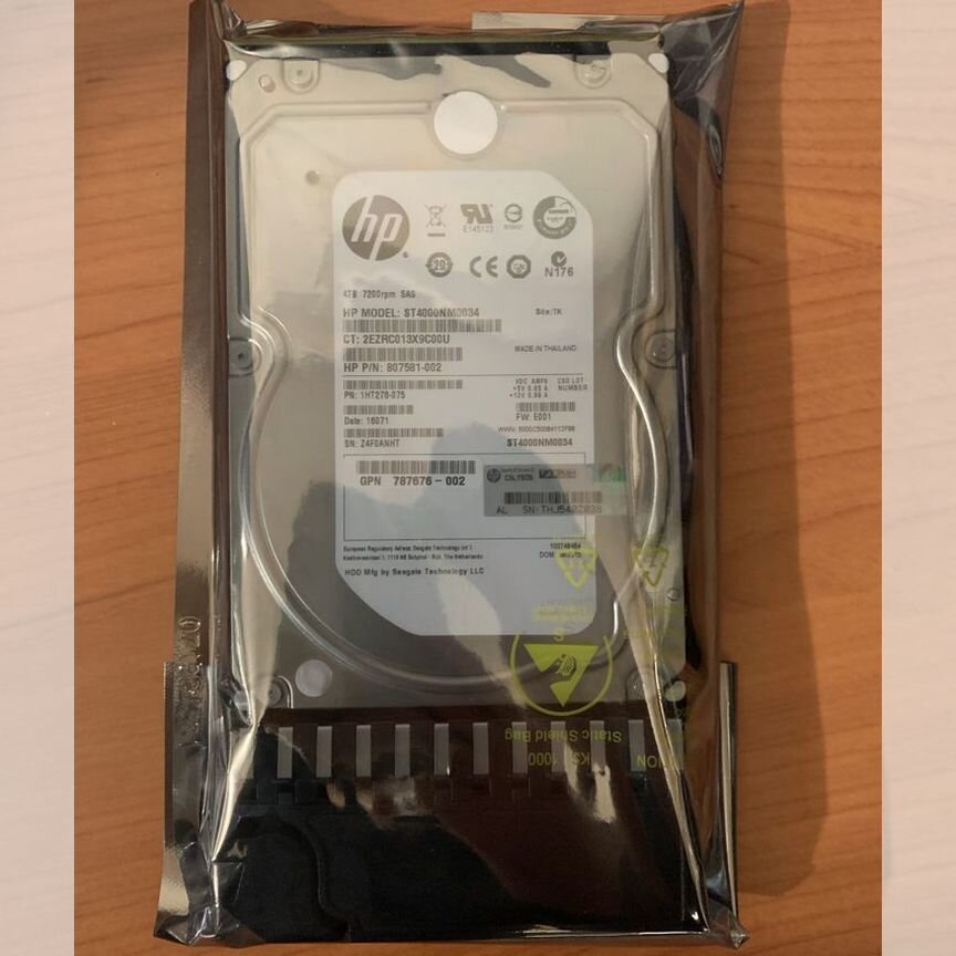 [801557-001] Жесткий Диск Hp 4tb Sas 12g 3.5 Msa2 801557-001
