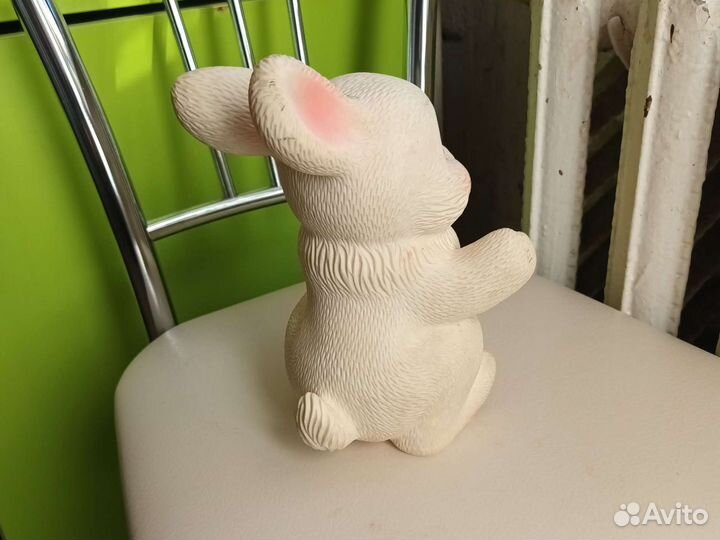 Заяц резиновый винтаж