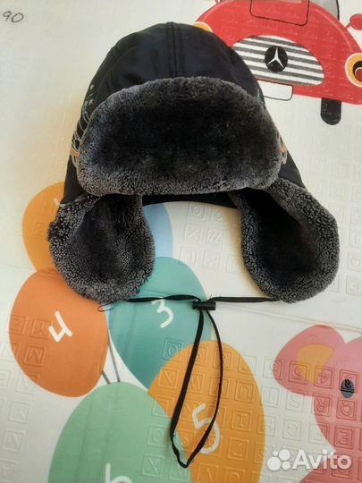 Шапка ушанка детская зимняя 54