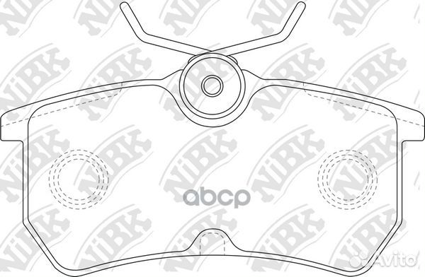 Колодки тормозные дисковые ford focus 1.8 1999