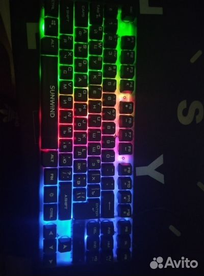 Мембранная клавиатура с подсветкой