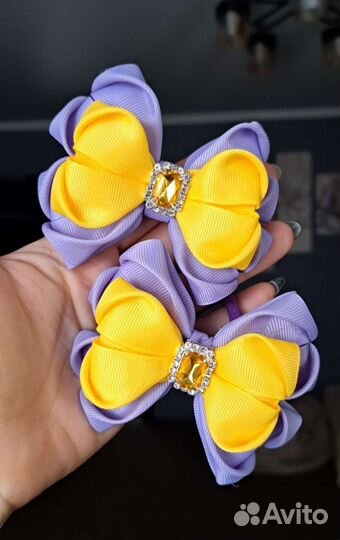 Резинки бантики для волос