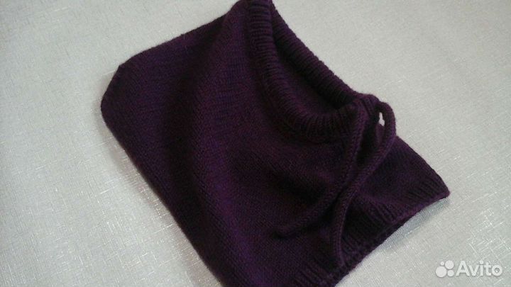 Капор -капюшон ручной работы