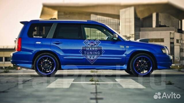 Накладки на пороги Aero Forester 2 SG (2002-2005)