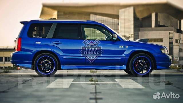 Накладки на пороги Aero Forester 2 SG (2002-2005)