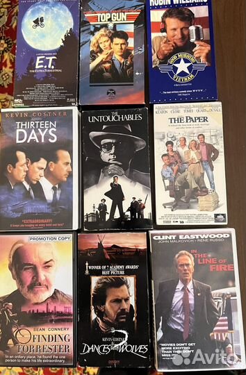 Видеокассеты с фильмами