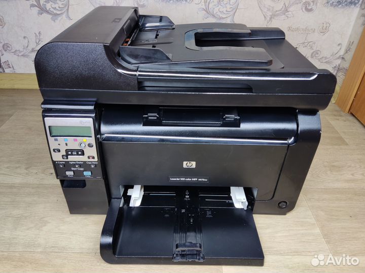 Мфу лазерное цветное HP Laserjet Pro 100 MFP 175nw