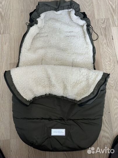 Конверт зимний мехавой для коляски до 3 лет