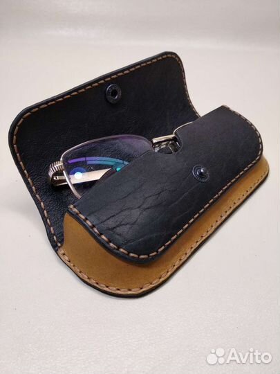 Очечник из натуральной кожи