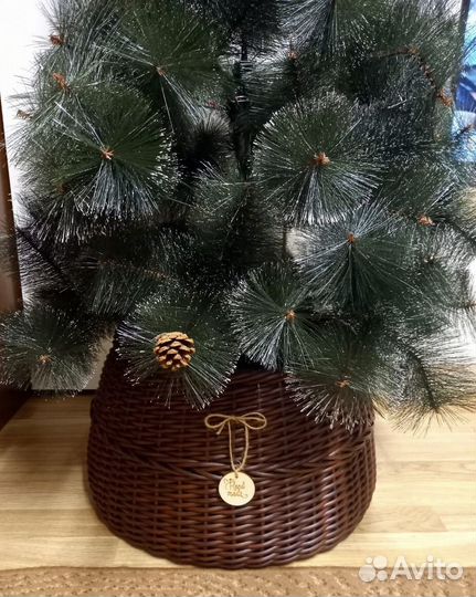 Юбка для елки из ротанга