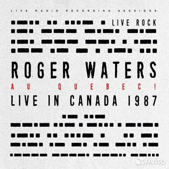 Виниловая пластинка waters roger - live IN quebec