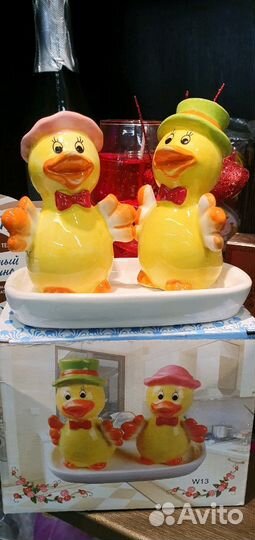 Набор для специй новый цыплята