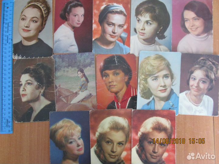 Фотографии и открытки советских актеров кино