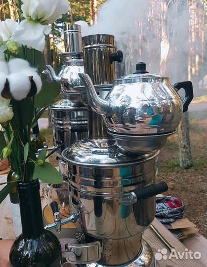 Самовар на дровах Новый