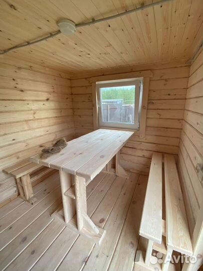 Баня из бруса под ключ в наличии
