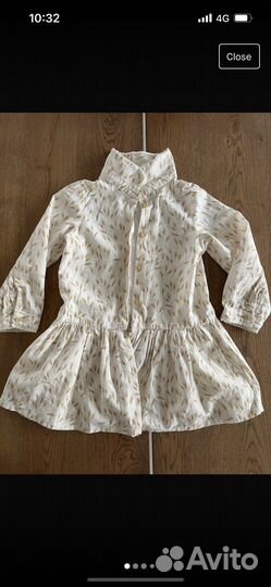 Легкое платье H&M premium 3/4/5 лет