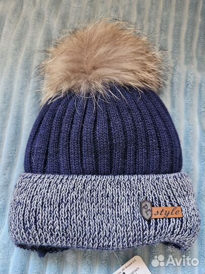 Комплект зимний шапка+снуд для мальчика