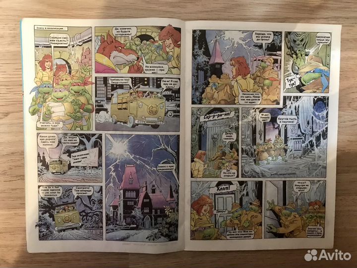 Комиксы из 90х Черепашки, Лего, Микки как новые