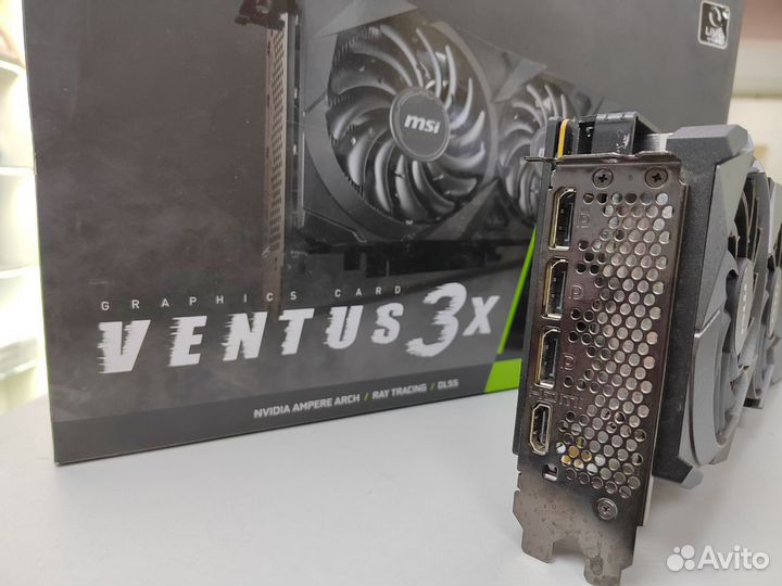 Видеокарта MSI RTX 3070 Ventus 3X 8Gb