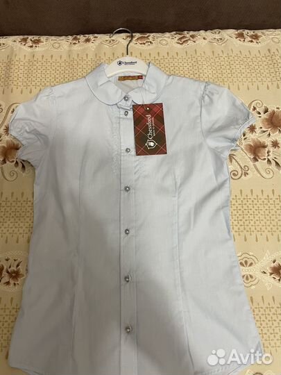 Школьная блузка для девочки, новая