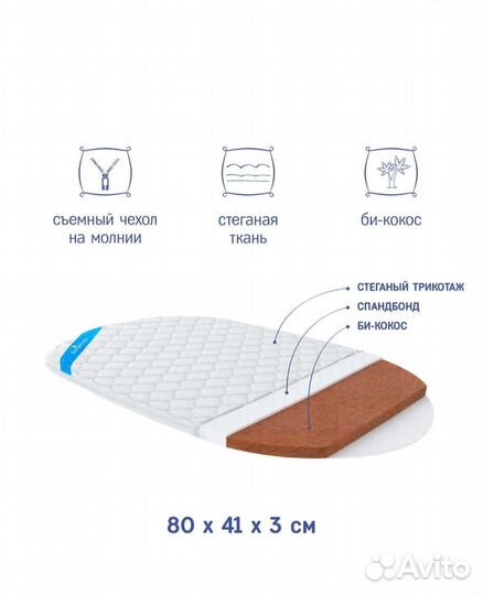 Матрас для новорожденных