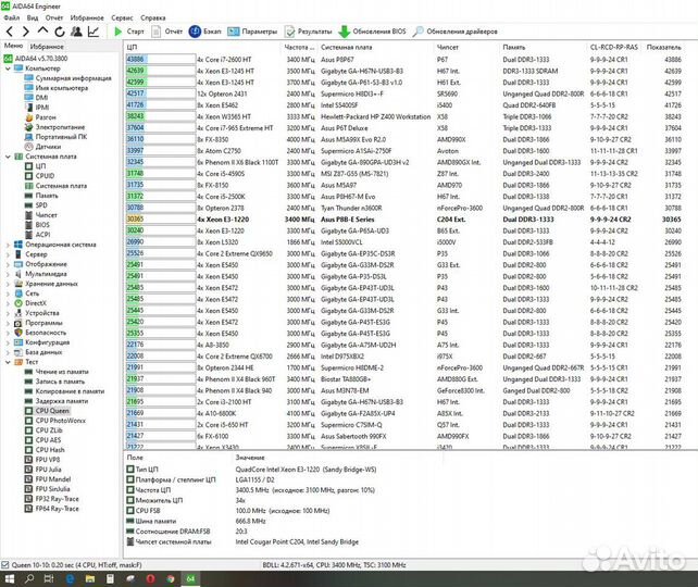 Комплект на 1155 (asus P8B-X + G840 + 2x1Gb)