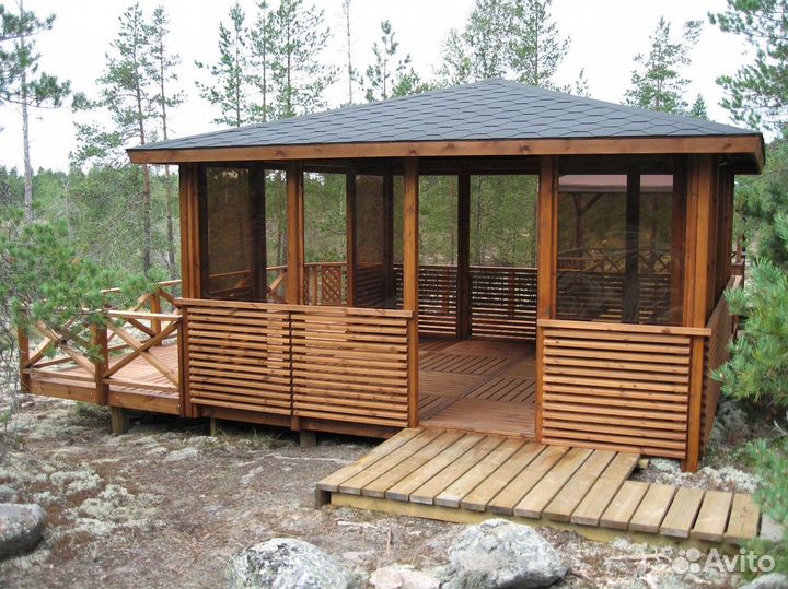 Строительство террас, веранд, пристроек