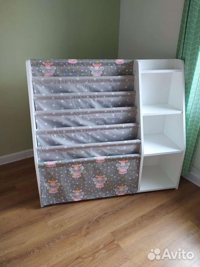 Полка/стеллаж монтессори для детских игрушек/книг