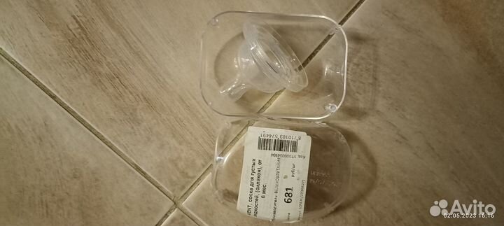 Соска для бутылки avent