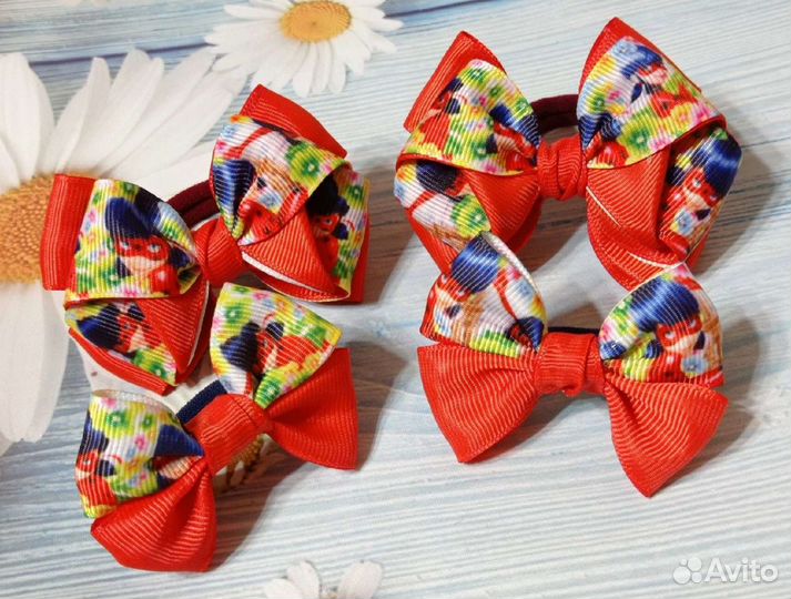 Резинки для волос, Леди баг