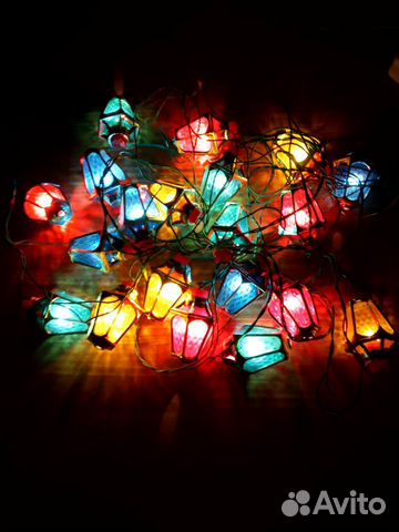 Ёлочная гирлянда СССР