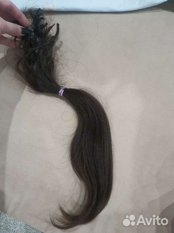 Волосы для наращивания. бу. 55-59см. Натуральные