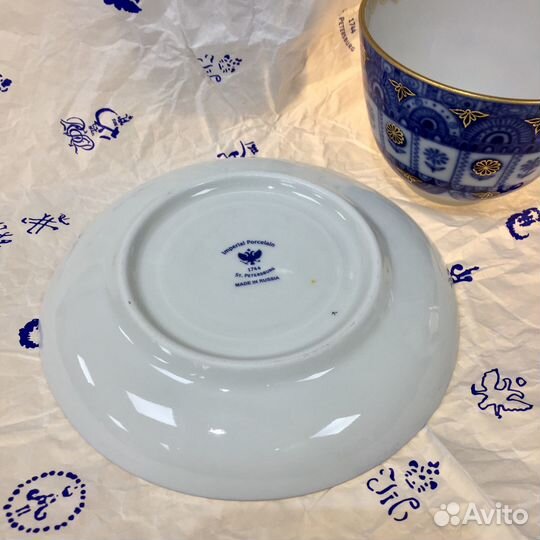 Чашка с блюдцем чайная рис. Арочки ифз(лфз)