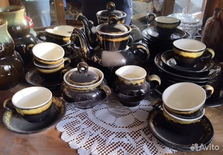 Чайник, кувшин ссср,Кофейный сервиз Конаковской