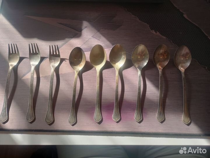 Винтажные мельхиоровые ложки