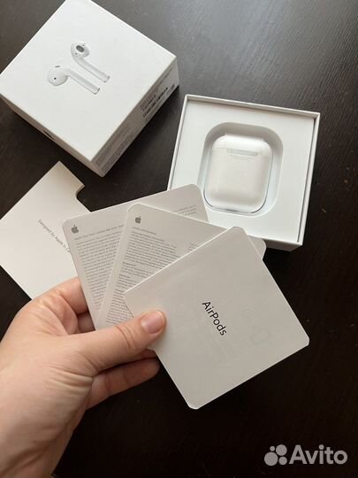 Беспроводные наушники apple airpods 2