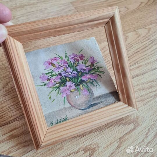 Картина маслом цветы