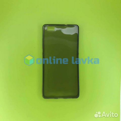 Чехол силикон для Huawei P8 Lite затемненный