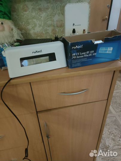 Ультрафиолетовая лампа для ногтей. 9Вт 808
