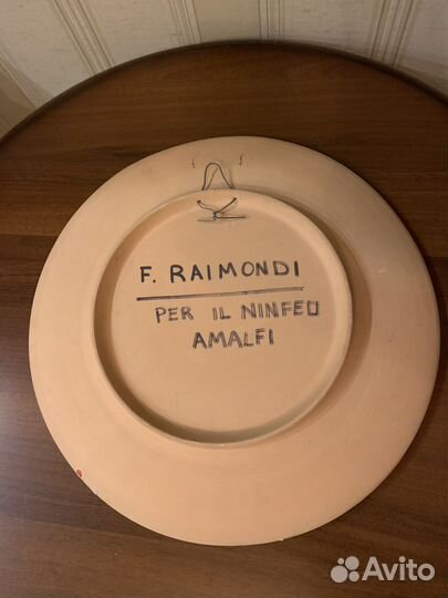 Тарелка декоративная (италия)