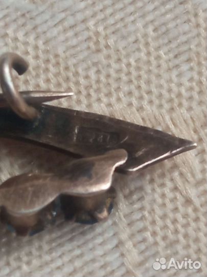 Брошь серебро СССР