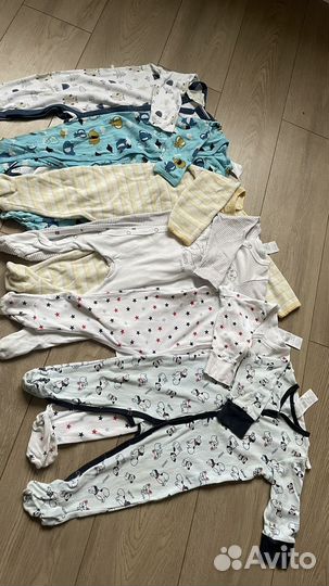 Пижамы пакетом на мальчика 80 размер