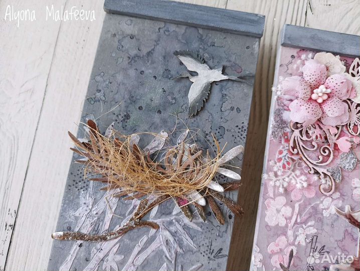 Объемная картина триптих