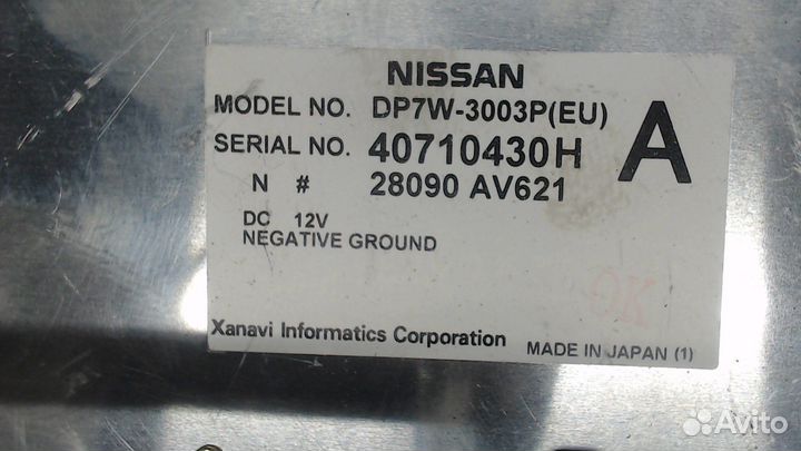 Дисплей компьютера Nissan Primera P12, 2004