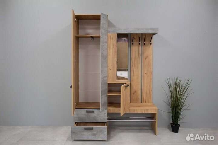 Прихожая с зеркалом Трамп 1,5м