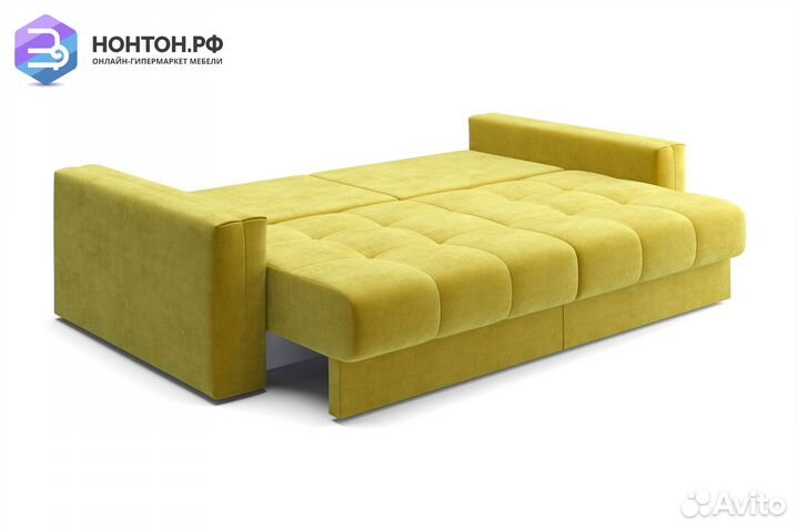 Диван тик-так Монарх горчичный