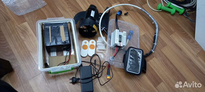 Электро мотор для саб борта.24в